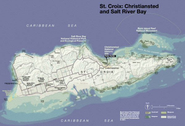 St Croix Map